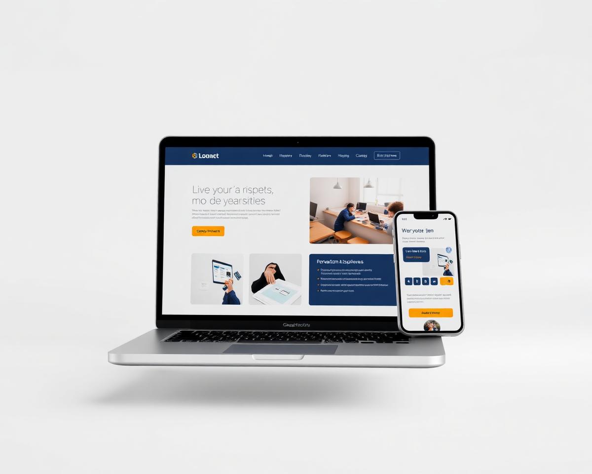Contoh website profesional untuk bisnes